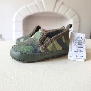 NWT Camo Slip Ons 0-3 Months by Old Navy